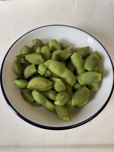 塩ゆで枝豆